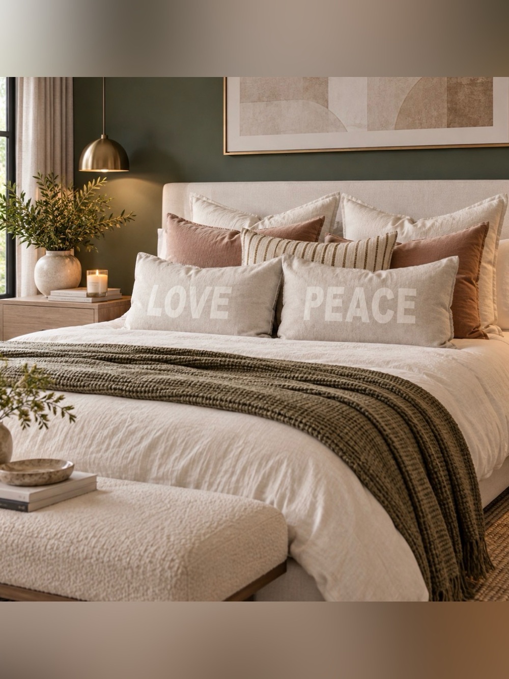 Pom Pom at Home Peace and Love Pillow Shams New